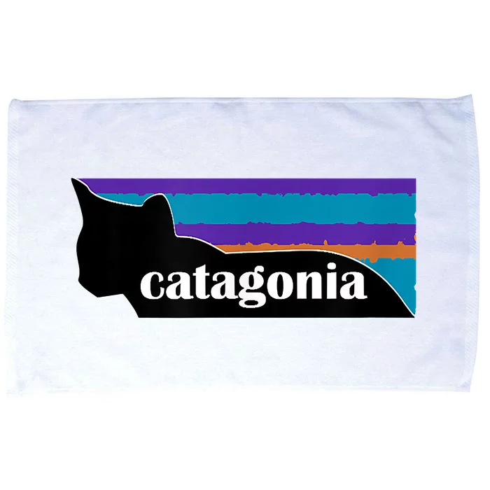 Catagonia Funny Cat Lover Apparel Microfiber Hand Towel