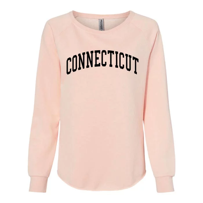 Connecticut Funny Womens California Wash Sweatshirt