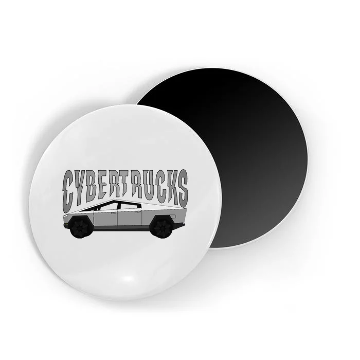 Cybertrucks Futuristic Cyber Ev Fan Driver Truck Classic Dad Magnet