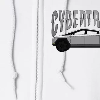 Cybertrucks Futuristic Cyber Ev Fan Driver Truck Classic Dad Full Zip Hoodie