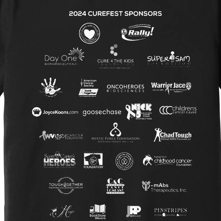 Curefest For Childhood Cancer 2024 Premium T-Shirt