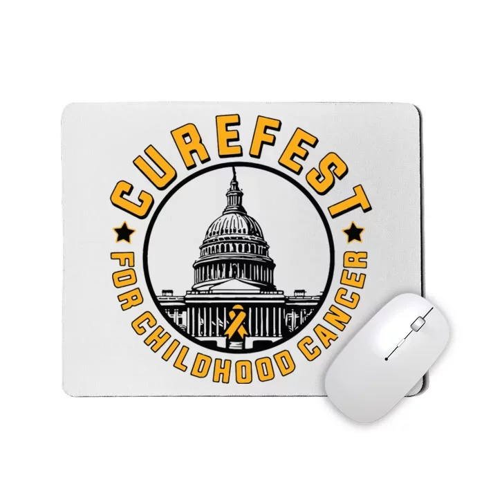 Curefest For Childhood Cancer 2024 Design 3 For Light Mousepad