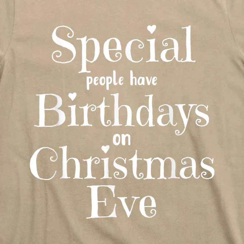 Cute Funny Christmas Eve Birthday December 24th Birthday T-Shirt