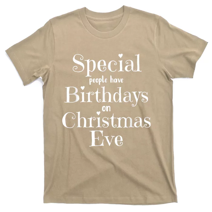 Cute Funny Christmas Eve Birthday December 24th Birthday T-Shirt