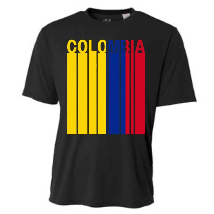 Colombia Flag Cooling Performance Crew T-Shirt