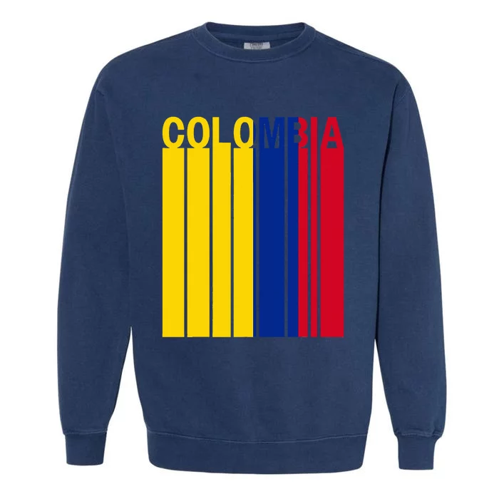 Colombia Flag Garment-Dyed Sweatshirt