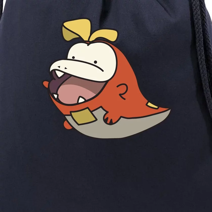 Chubby Fuecoco Chibi Croc Drawstring Bag