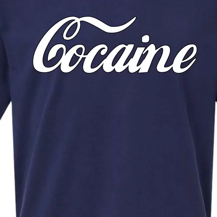 Cocaine Funny Sueded Cloud Jersey T-Shirt