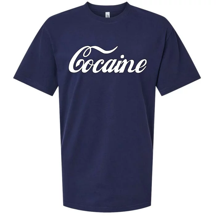 Cocaine Funny Sueded Cloud Jersey T-Shirt