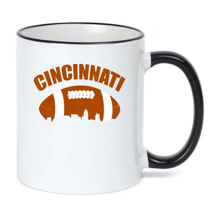 Cincinnati Football Black Color Changing Mug