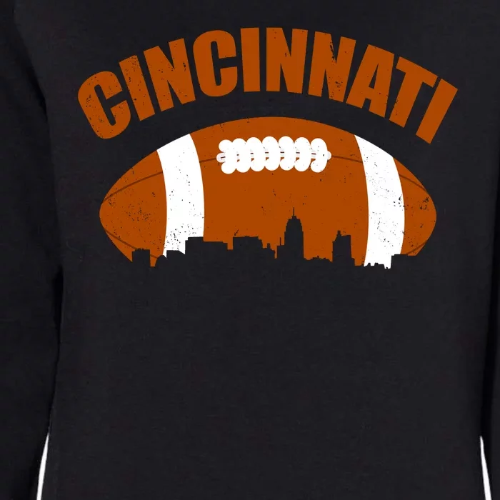 Cincinnati Football Womens California Wash Sweatshirt