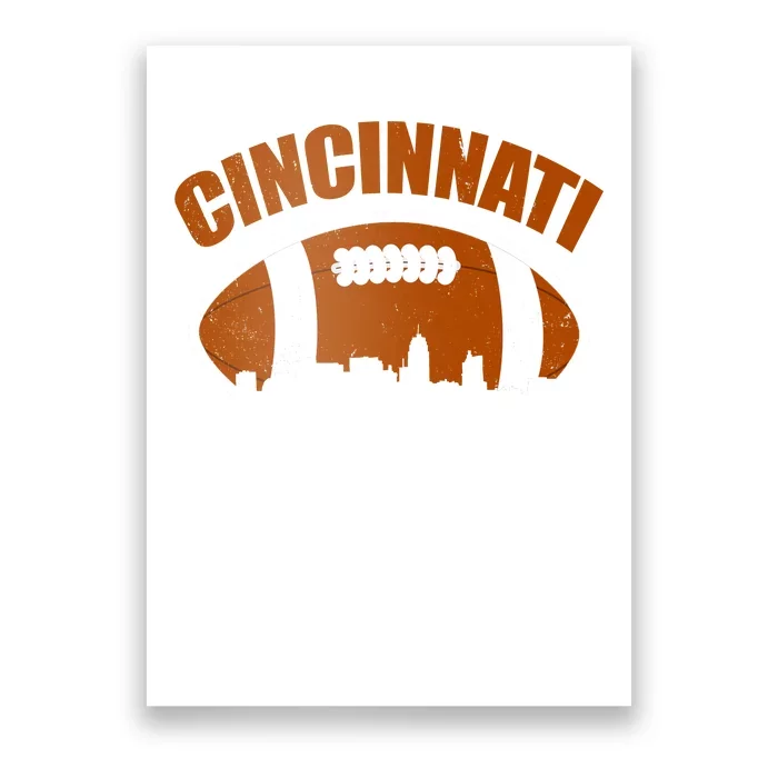 Cincinnati Football Poster