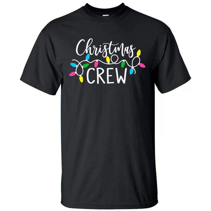 cute family christmas crew matching pajama s lights Tall T-Shirt