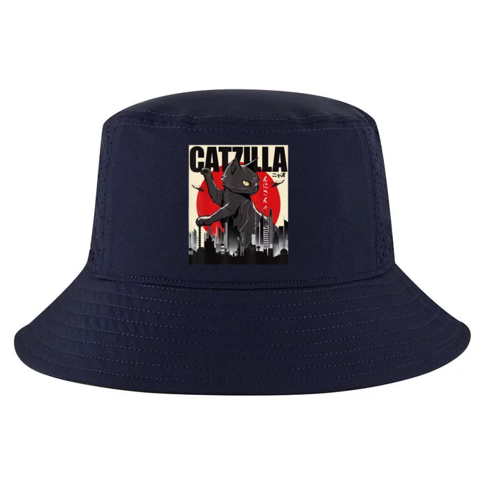 Catzilla Funny Cat Cool Comfort Performance Bucket Hat