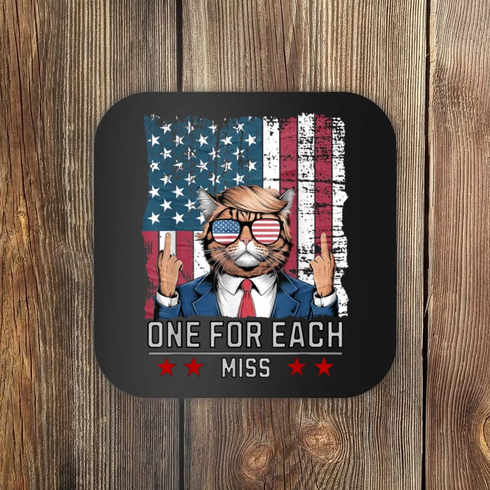 Cute Funny Cat Trump One For Each Miss Coaster