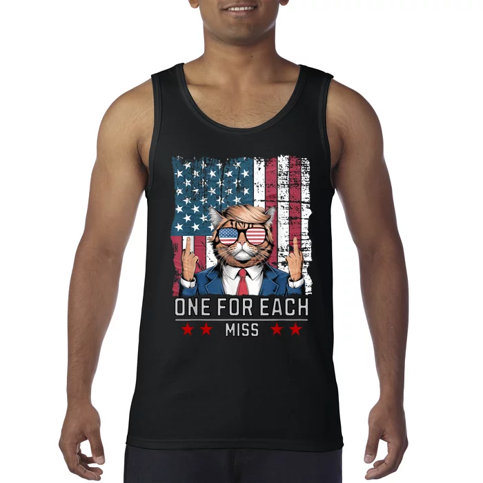 Cute Funny Cat Trump One For Each Miss Tank Top