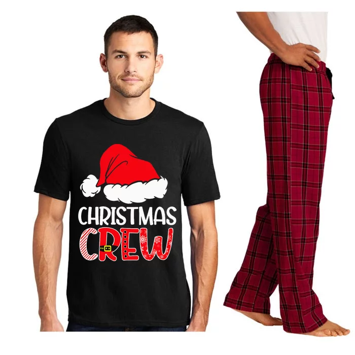 Cute Family Christmas Crew Matching Pajama Gift Lights Pajama Set