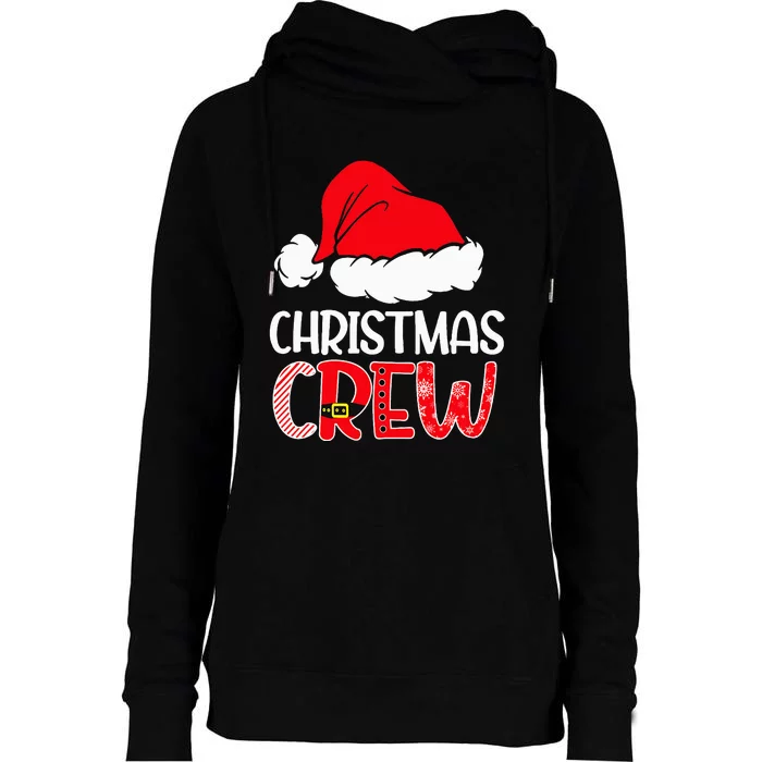 Cute Family Christmas Crew Matching Pajama Gift Lights Womens Funnel Neck Pullover Hood