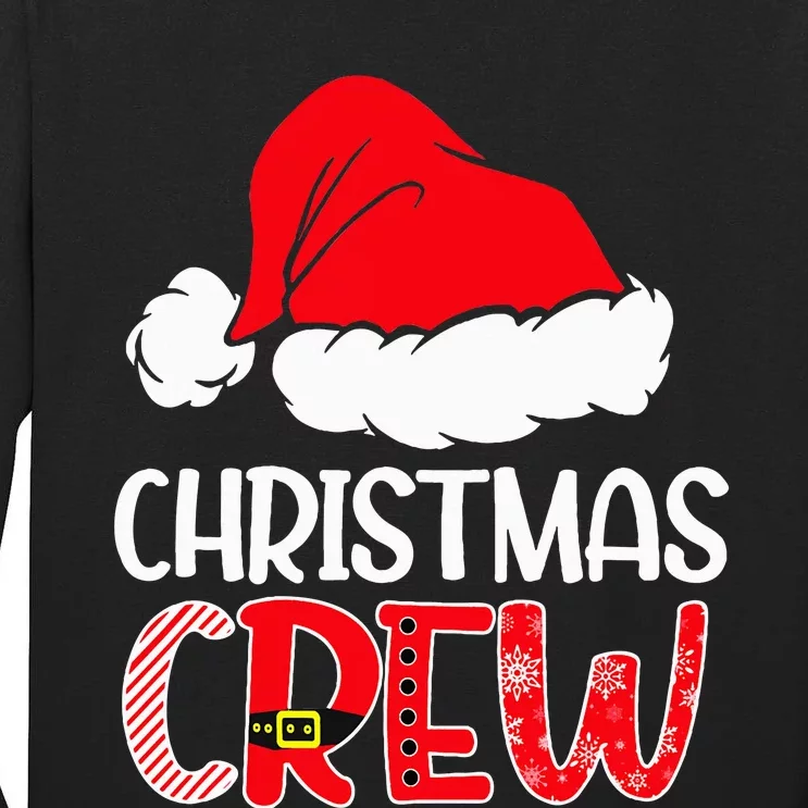 Cute Family Christmas Crew Matching Pajama Gift Lights Tall Long Sleeve T-Shirt