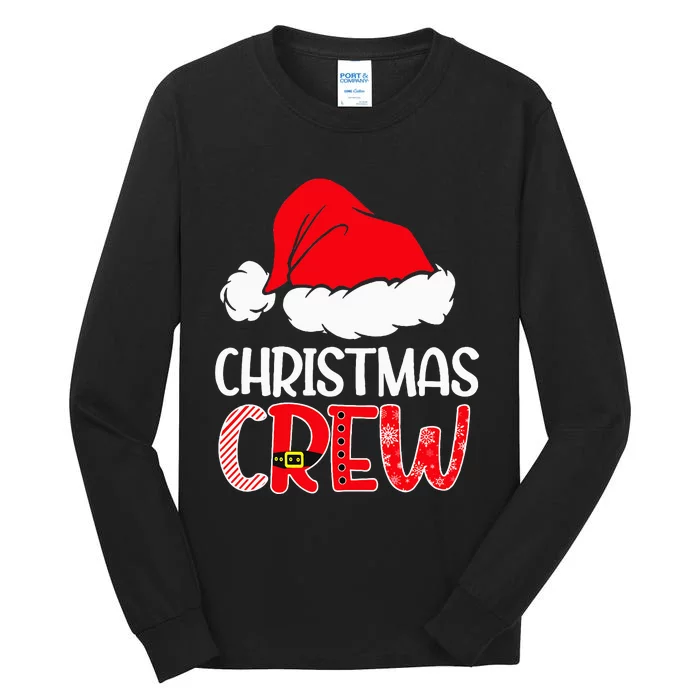 Cute Family Christmas Crew Matching Pajama Gift Lights Tall Long Sleeve T-Shirt