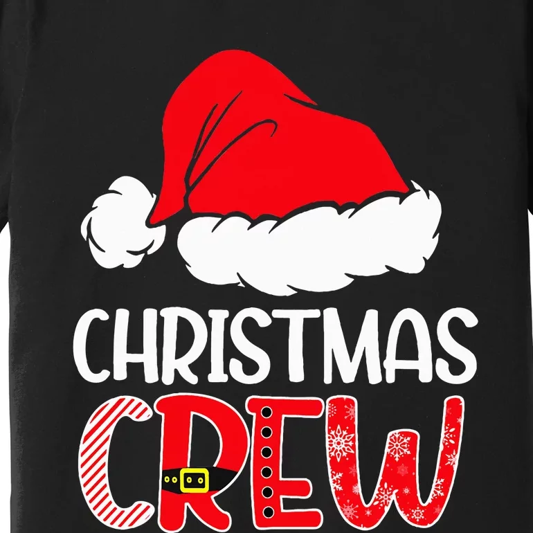 Cute Family Christmas Crew Matching Pajama Gift Lights Premium T-Shirt