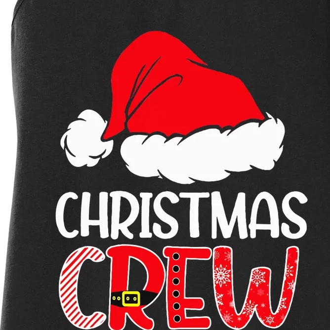 Cute Family Christmas Crew Matching Pajama Gift Lights Women's Racerback Tank