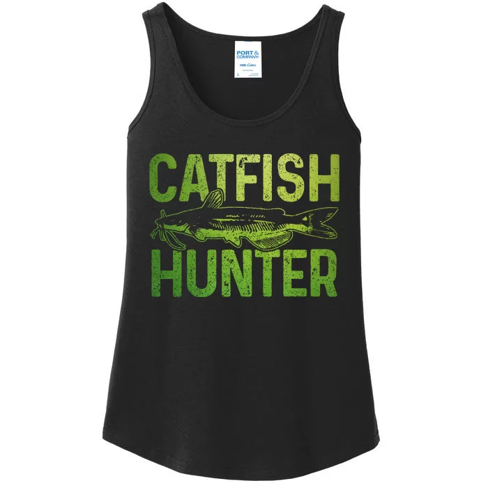 Catfish Fishing Catfishing Funny Saying Fisherman Gift Ladies Essential Tank