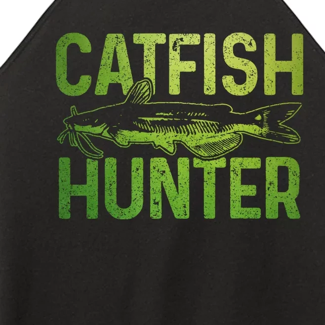 Catfish Fishing Catfishing Funny Saying Fisherman Gift Women’s Perfect Tri Rocker Tank