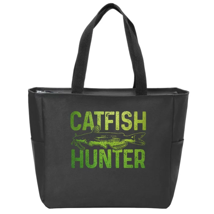 Catfish Fishing Catfishing Funny Saying Fisherman Gift Zip Tote Bag