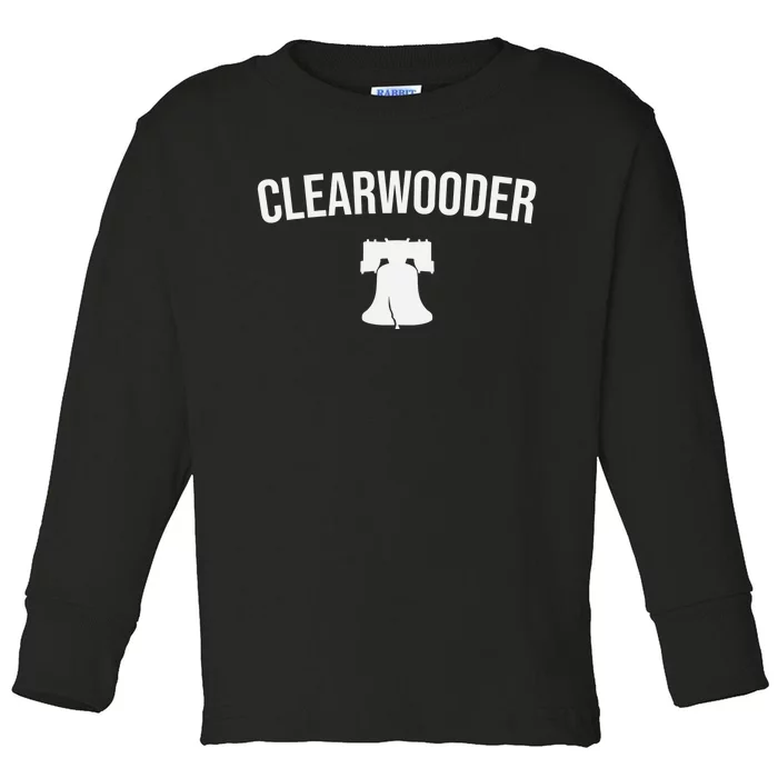 Clearwooder Florida Clearwater Funny Philadelphia Toddler Long Sleeve Shirt