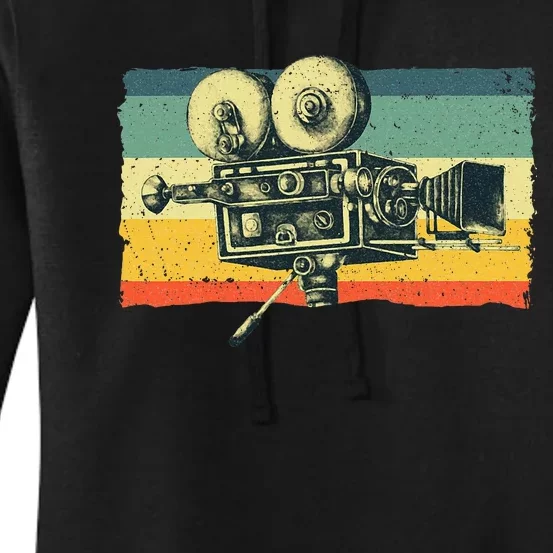 Cool Filmmaker Camera Movie Making Filmmaking Women's Pullover Hoodie