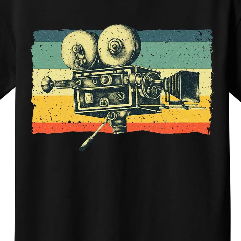 Cool Filmmaker Camera Movie Making Filmmaking Kids T-Shirt