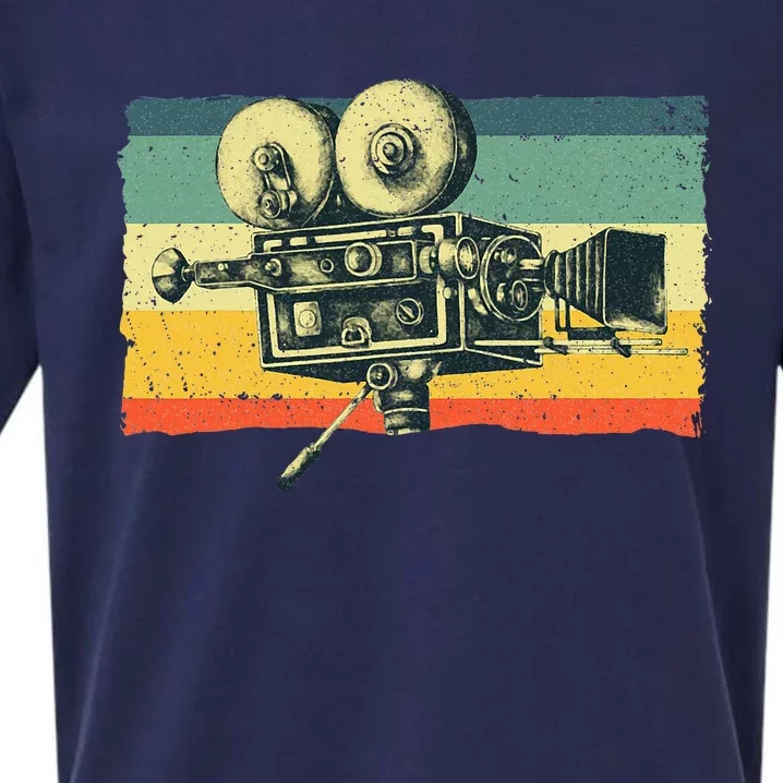 Cool Filmmaker Camera Movie Making Filmmaking Sueded Cloud Jersey T-Shirt