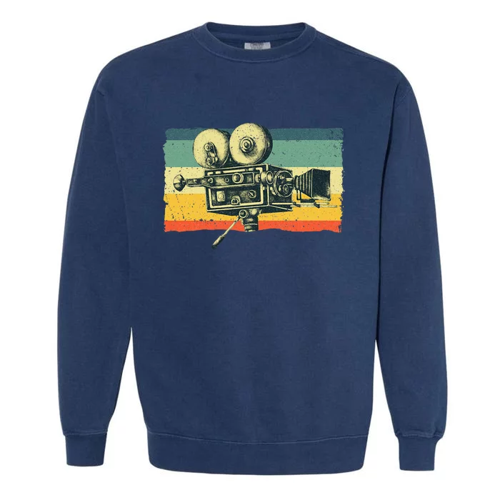 Cool Filmmaker Camera Movie Making Filmmaking Garment-Dyed Sweatshirt