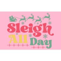 Cool Funny Christmas Santa Sleigh All Day Bumper Sticker