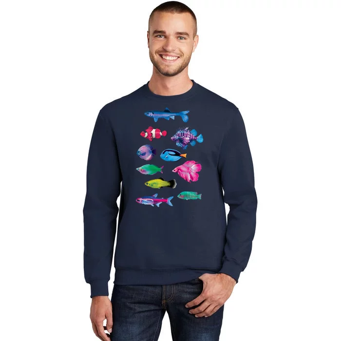 Colorful Fishes Sweatshirt