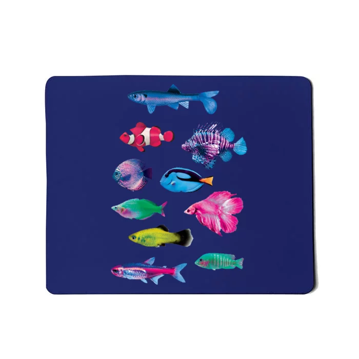 Colorful Fishes Mousepad