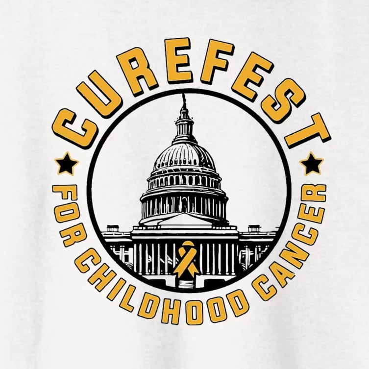 Curefest For Childhood Cancer 2024 Women's Crop Top Tee