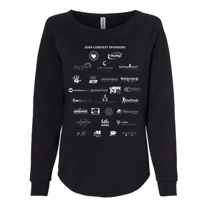 Curefest For Childhood Cancer 2024 Womens California Wash Sweatshirt