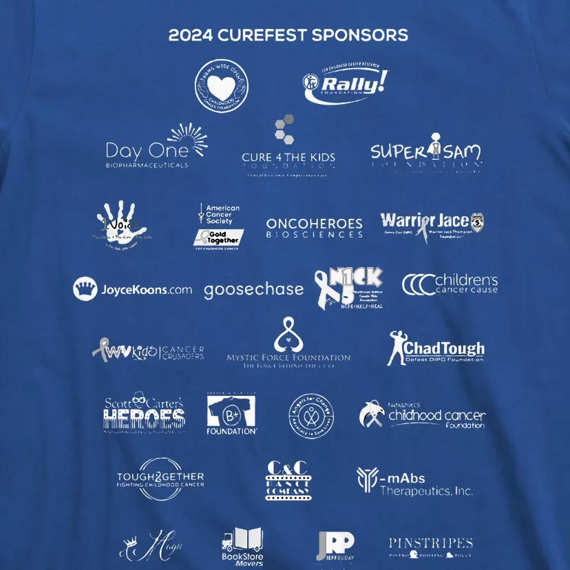 Curefest For Childhood Cancer 2024 T-Shirt