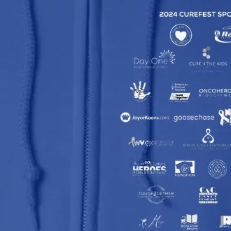 Curefest For Childhood Cancer 2024 Full Zip Hoodie