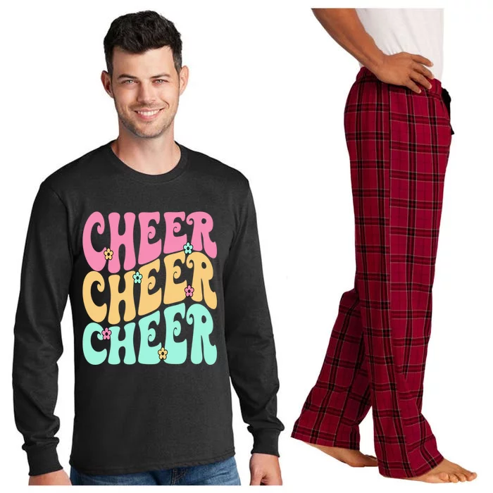 Cheerleading For Cheerleader N Squad Cheer Practice Gift Long Sleeve Pajama Set