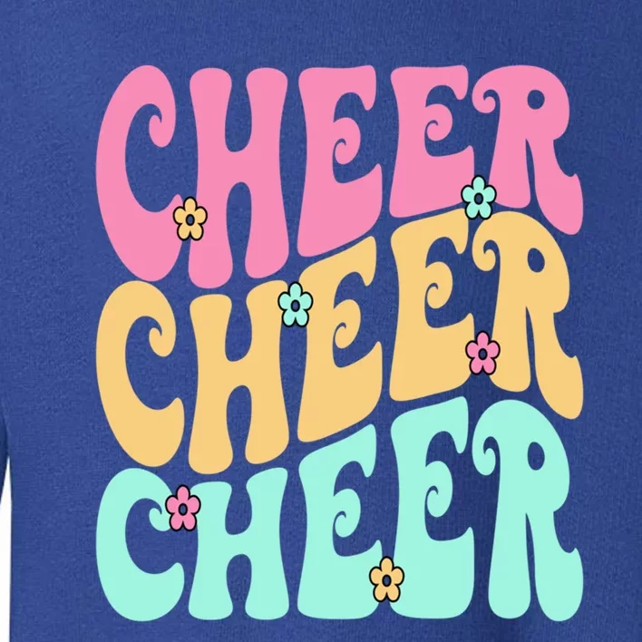 Cheerleading For Cheerleader N Squad Cheer Practice Gift Toddler Sweatshirt