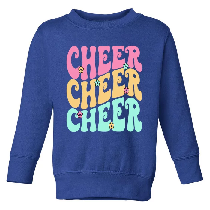 Cheerleading For Cheerleader N Squad Cheer Practice Gift Toddler Sweatshirt