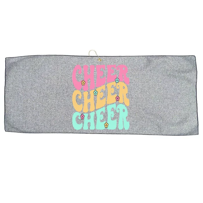 Cheerleading For Cheerleader N Squad Cheer Practice Gift Large Microfiber Waffle Golf Towel