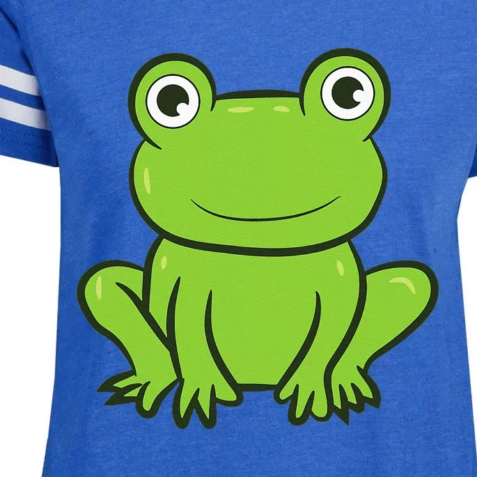 Cool Frog Costume CutCool Frog Costume Cute Frog Animal Funny Frog Lover Gift Enza Ladies Jersey Football T-Shirt