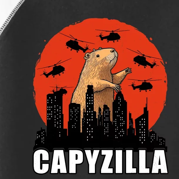 Capybara Funny Capybara Rodent Capyzilla Funny Toddler Fine Jersey T-Shirt