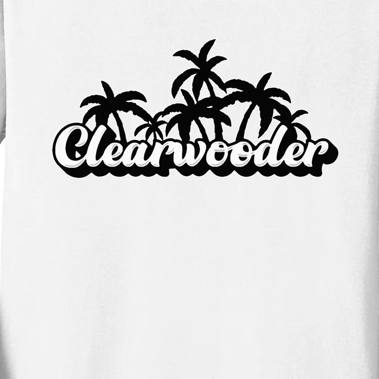 Clearwooder Florida Clearwater Funny Philadelphia Fan Kids Long Sleeve Shirt