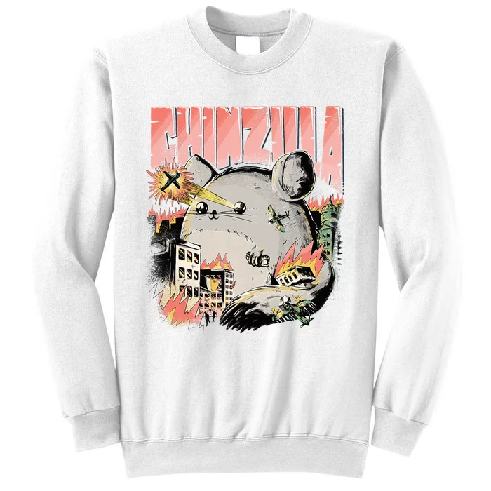 CHINZILLA Funny Chinchilla Saying Gift Chinchillas Owners Sweatshirt