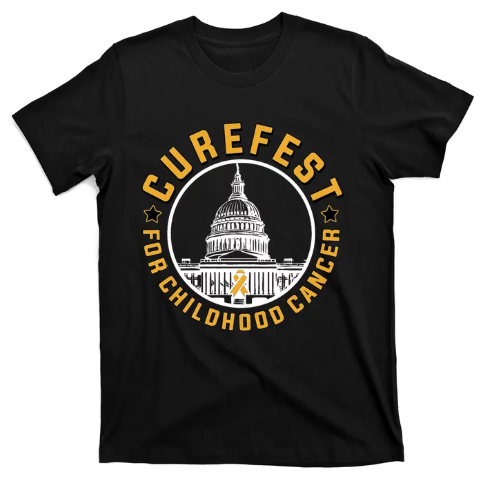 Curefest For Childhood Cancer 2024 Design 3 For Dark Fabric T-Shirt